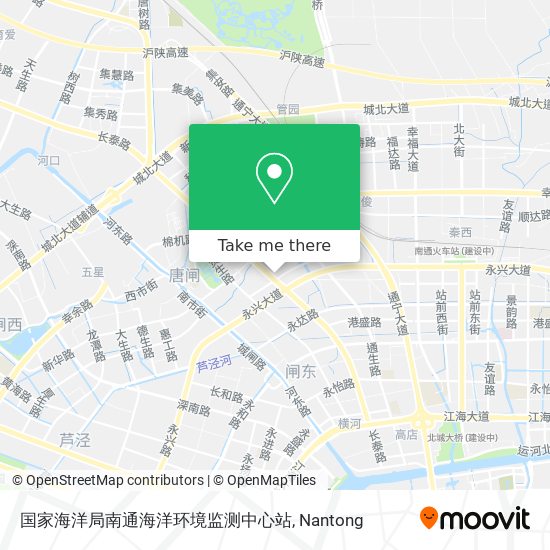 国家海洋局南通海洋环境监测中心站 map