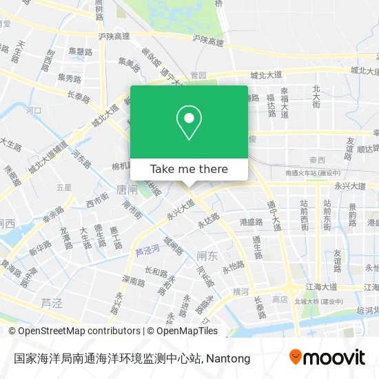 国家海洋局南通海洋环境监测中心站 map