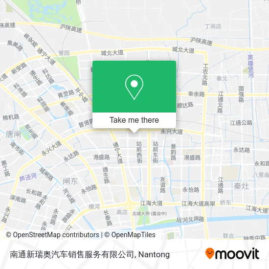 南通新瑞奥汽车销售服务有限公司 map