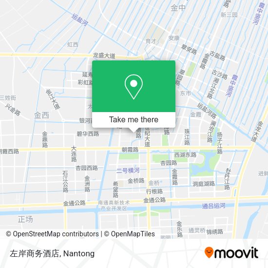 左岸商务酒店 map