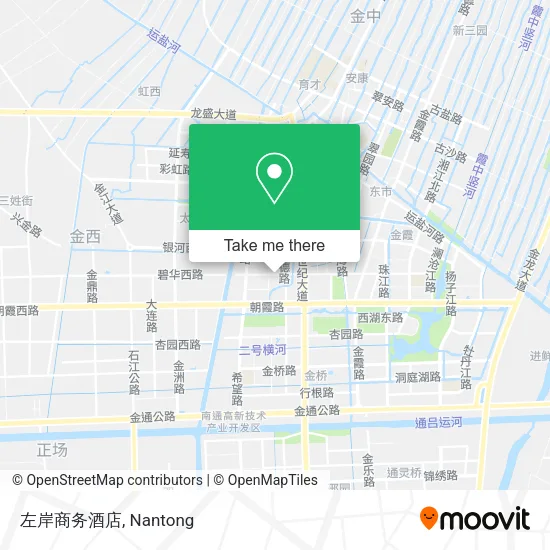 左岸商务酒店 map