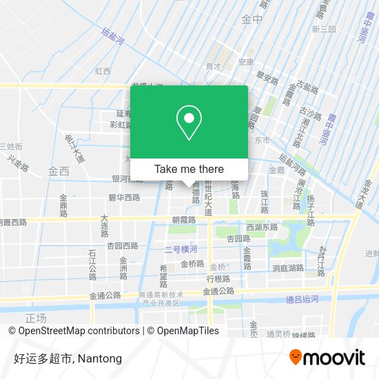 好运多超市 map