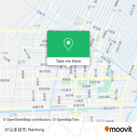 好运多超市 map