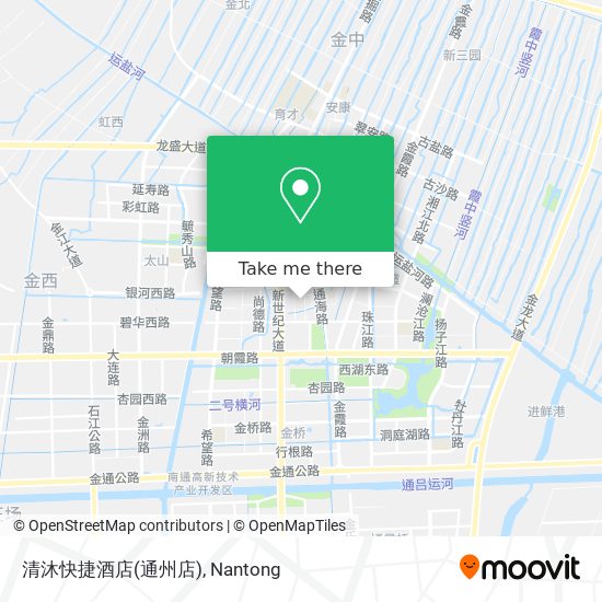 清沐快捷酒店(通州店) map