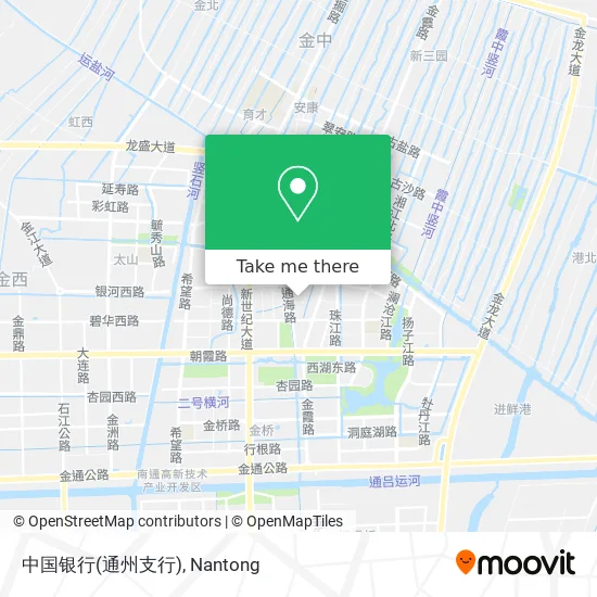 中国银行(通州支行) map