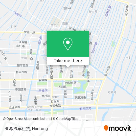 亚希汽车租赁 map