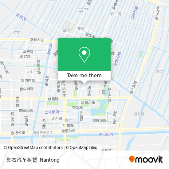 集杰汽车租赁 map