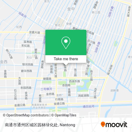 南通市通州区城区园林绿化处 map
