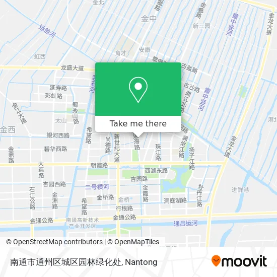 南通市通州区城区园林绿化处 map