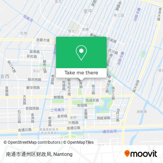 南通市通州区财政局 map