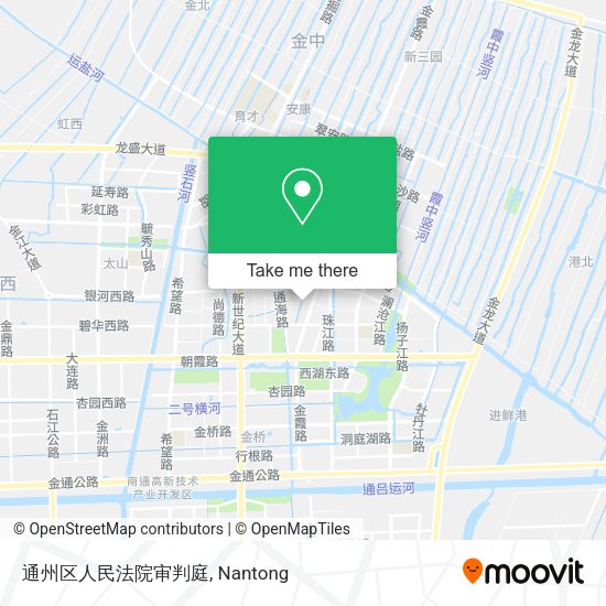 通州区人民法院审判庭 map