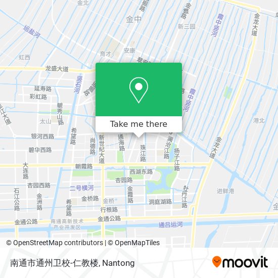 南通市通州卫校-仁教楼 map
