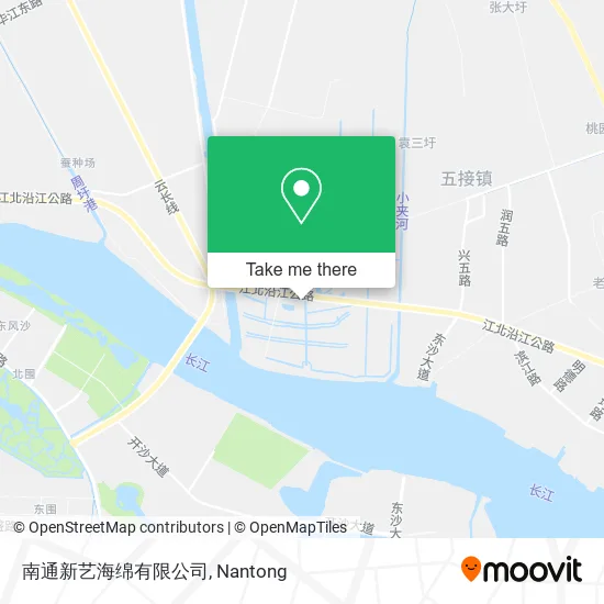 南通新艺海绵有限公司 map
