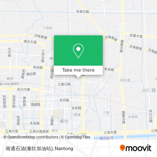 南通石油(秦灶加油站) map