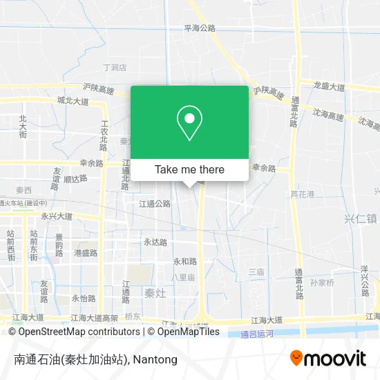 南通石油(秦灶加油站) map