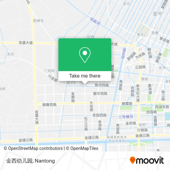 金西幼儿园 map