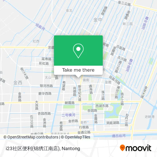 i23社区便利(锦绣江南店) map