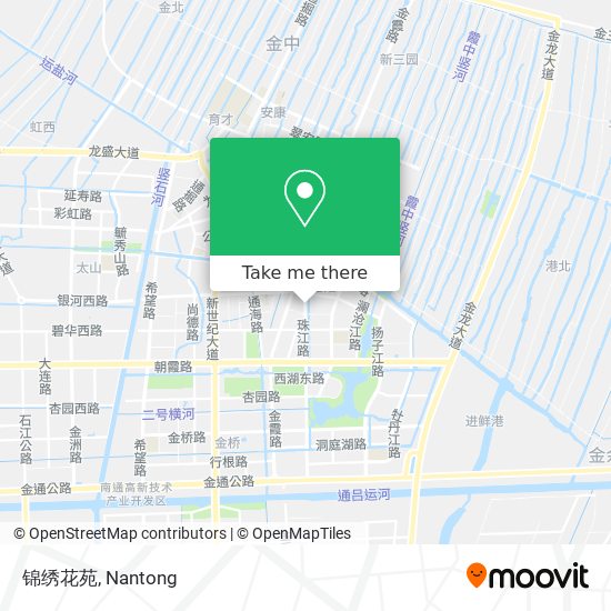 锦绣花苑 map