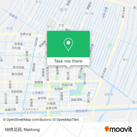锦绣花苑 map