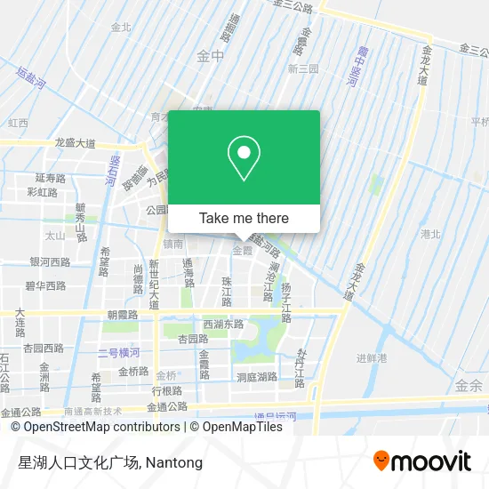 星湖人口文化广场 map