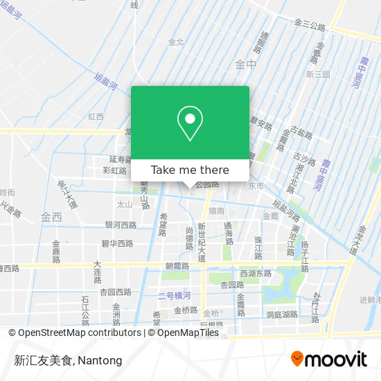 新汇友美食 map