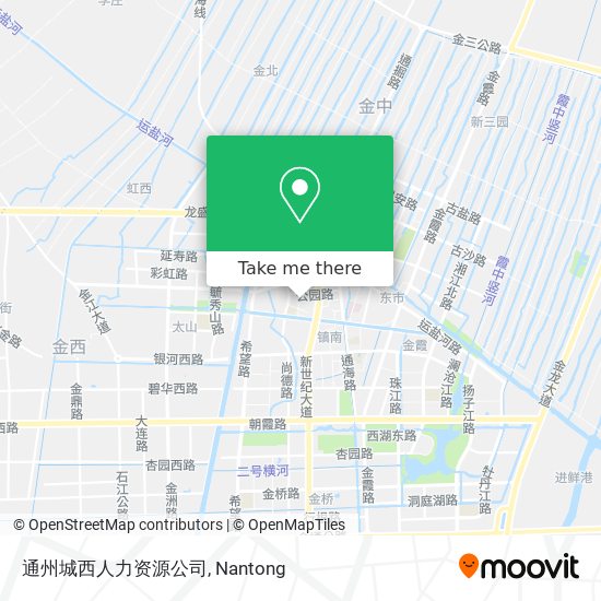 通州城西人力资源公司 map