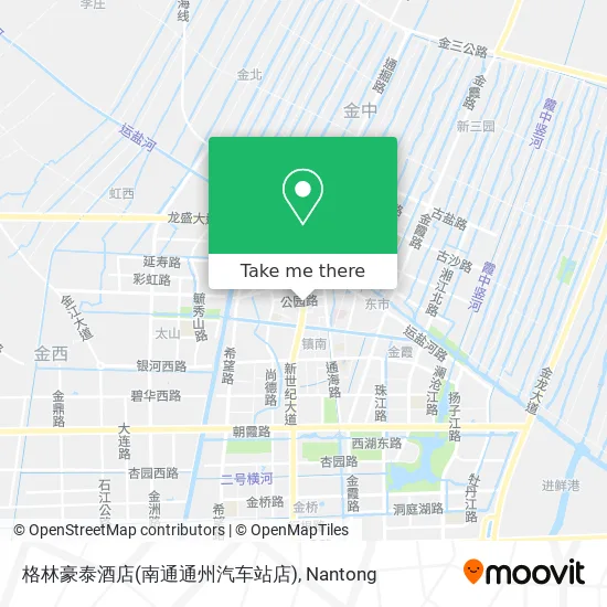 格林豪泰酒店(南通通州汽车站店) map