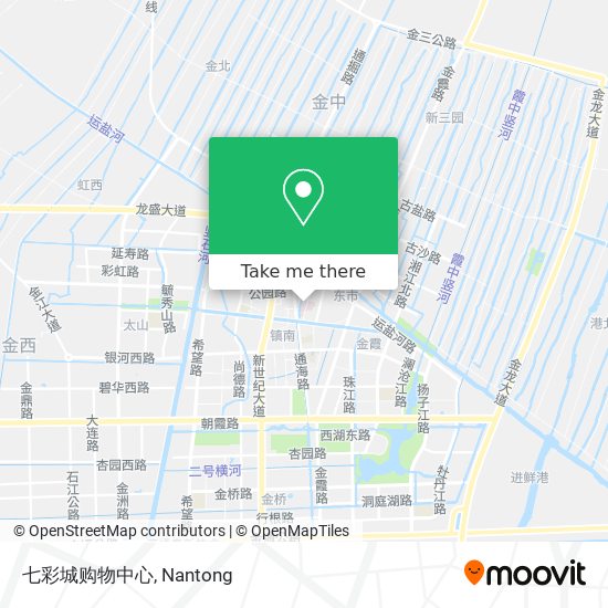 七彩城购物中心 map