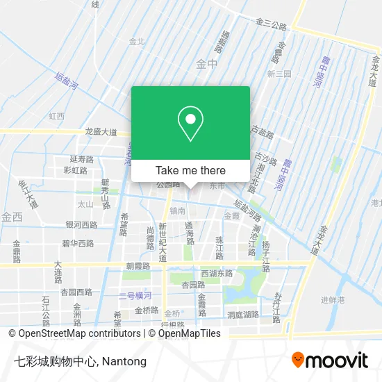七彩城购物中心 map