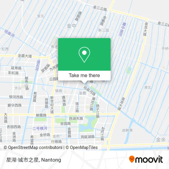 星湖·城市之星 map