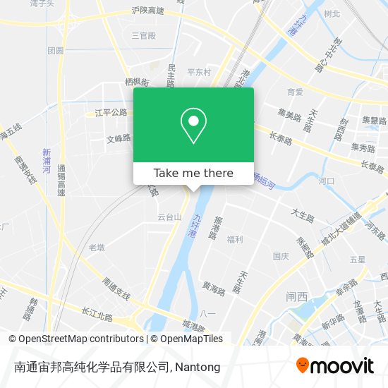 南通宙邦高纯化学品有限公司 map