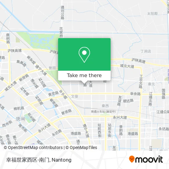 幸福世家西区-南门 map