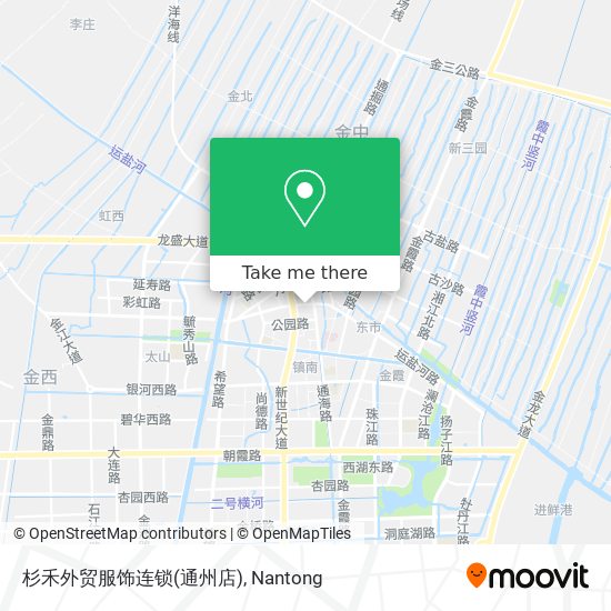 杉禾外贸服饰连锁(通州店) map