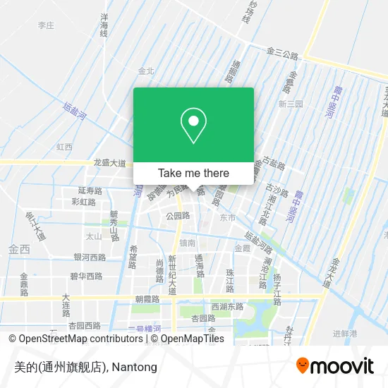 美的(通州旗舰店) map