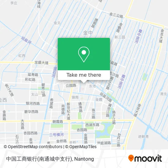 中国工商银行(南通城中支行) map