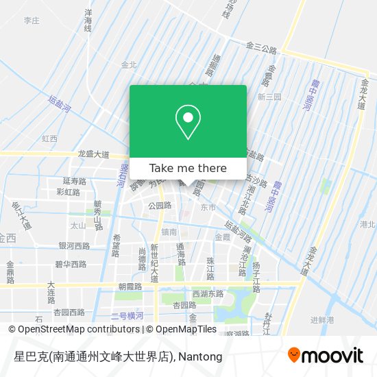 星巴克(南通通州文峰大世界店) map