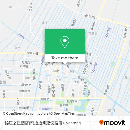 锦江之星酒店(南通通州建设路店) map