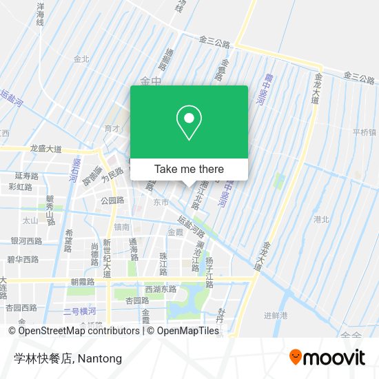 学林快餐店 map