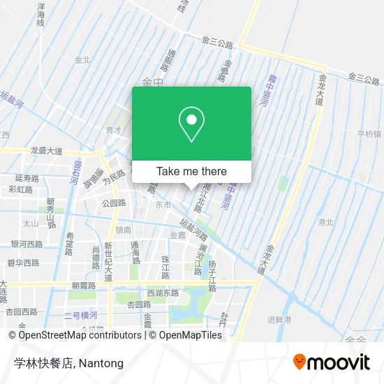 学林快餐店 map