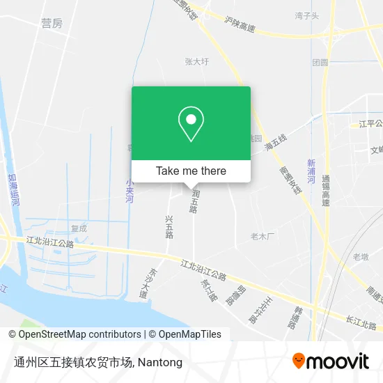通州区五接镇农贸市场 map