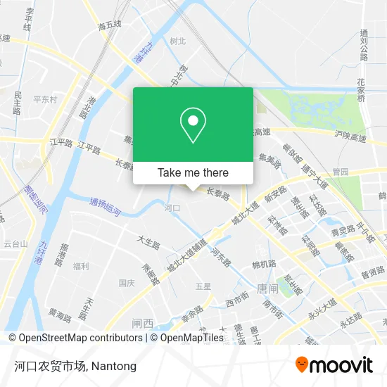 河口农贸市场 map
