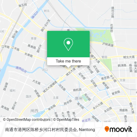 南通市港闸区陈桥乡河口村村民委员会 map
