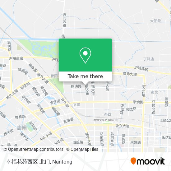 幸福花苑西区-北门 map