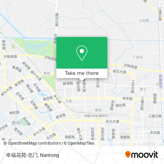 幸福花苑-北门 map