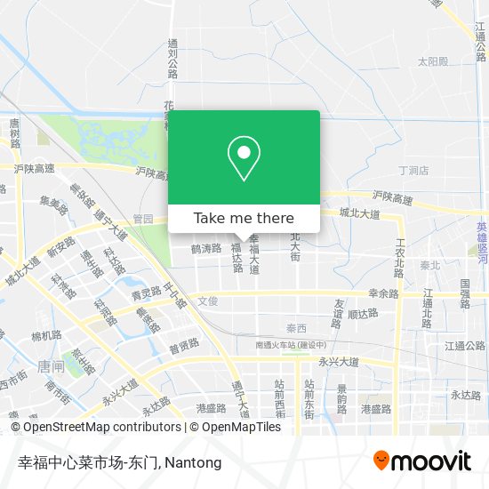 幸福中心菜市场-东门 map