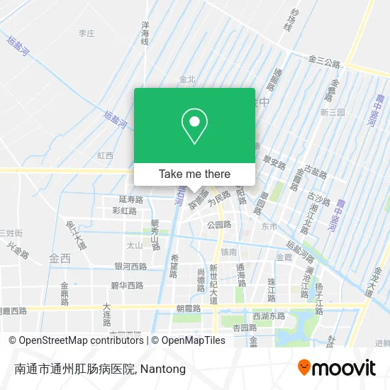 南通市通州肛肠病医院 map