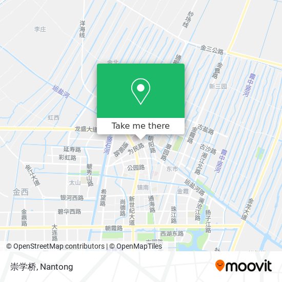 崇学桥 map