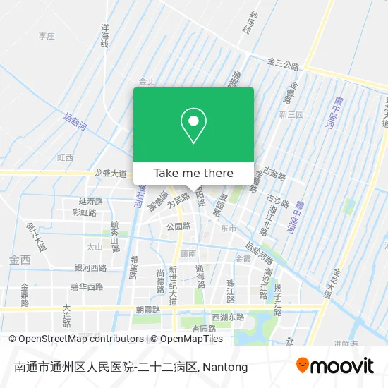 南通市通州区人民医院-二十二病区 map