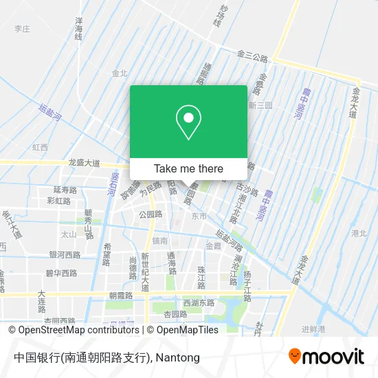 中国银行(南通朝阳路支行) map