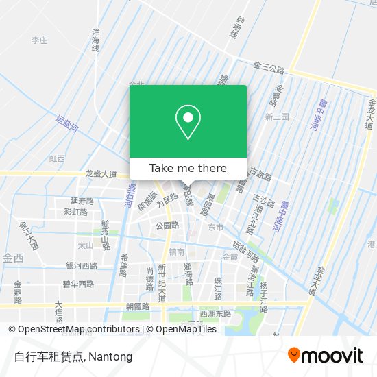 自行车租赁点 map
